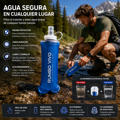 Botella Flexible | Filtro Reemplazable